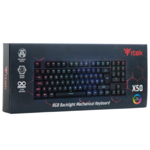 Tastiera Gaming X50 - Meccanica-  Switch Blu OUTEMU- RGB- Software- 90 tasti- Compatta - 8056157880677