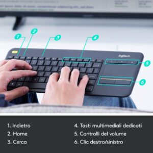 LOGITECH RM TASTIERA K400 PLUS - 5099206059337