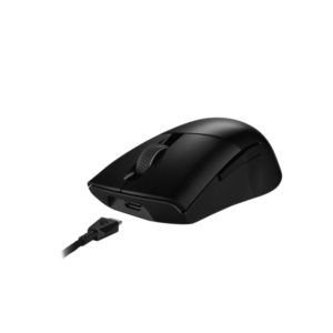 ASUS ROG Keris Wireless AimPoint e' un mouse con sensore ottico, 16000 DPI e 7 tasti programmabili - 4711081762331