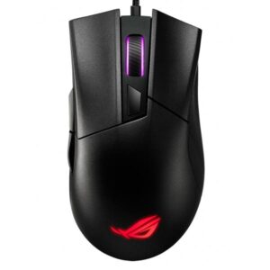 ASUS ROG Gladius II Core e' un mouse con sensore ottico, 6 tasti programmabili e sistema RGB - 4718017329729