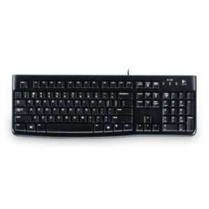 Logitech Modello 920-002517, Keyboard K120. E' una tastiera curata, caratterizzata da un layout compatto e sottile senza rinunciare alla praticita' dei tasti di dimensioni standard, con accorgimenti particolari per quanto riguarda la robustezza. - 5099206021365