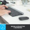 Logitech MK470 e' una tastiera a membrana con in abbinato mouse e tecnologia wireless - 5099206086524 - immagine 2