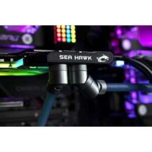 EK Water Blocks 3831109823910 parte e accessorio del sistema di raffreddamento del computer Guarnizione (EK Water Blocks EK-Quantum Torque Rotary 45 Degree Fitting - Satin Titanium) - E_0009_B44557299